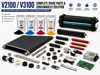 Pièces détachées et consommables pour imprimantes de production V2100 V3100 : Tambour de toner, Développeur, Courroie de transfert du four, Rouleau BTR secondaire, Japon