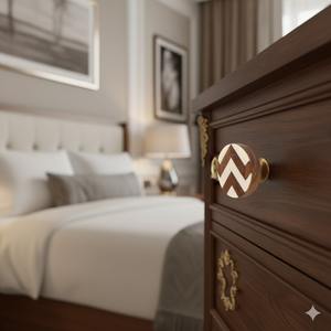 Wholesale Modern <b>Pine</b> Wood & Resin Eco-Friendly Knob Solid Cabinet Drawer Pulls for Kitchen <b>Wardrobe</b> Furniture Handicraft Home - Product Image 3