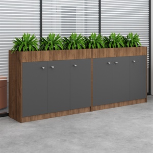 Modern Industrial Modular Office Furniture Cabinet Melamine Wooden <b>Open</b> Shelf <b>Bookshelf</b> Commercial Storage Cupboard for Executiv - Product Image 2