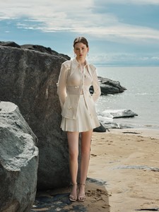 Conjuntos de faldas para mujer más vendidos talla S M L faldas para niñas Falda plisada Tegan 61% rayón 39% ropa de algodón para mujeres de Vietnam - Product Image 2