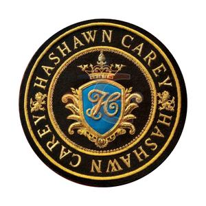 Parches, Emblemas, Insignias y Escudos Personalizados OEM para Blazers del Reino Unido, Bordados a Mano con Lentejuelas, de Tela de Fieltro No Tejida, 3D, Sin Níquel, Para Coser - Product Image 1