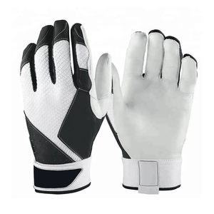 Guantes de bateo de softbol de alta calidad personalizados OEM, guantes de bateo de béisbol de gran calidad, guantes de bateo para hombres, piel de oveja - Product Image 3