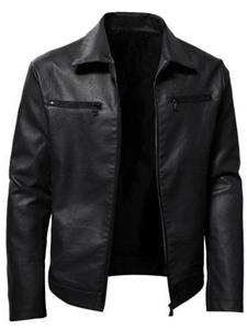 Chaqueta de Cuero Vaquera para Hombre con Flecos, Cuero Vacuno Genuino, Duradera, Calidad Premium, Lona Suave, Impermeable, Transpirable, Estilo Vintage - Product Image 6