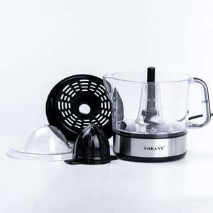 Extractor de Jugos Eléctrico Portátil JE623D de 45W, Capacidad de 700ml, Motor AC, Fuente de Alimentación USB, Carcasa de Plástico, 6 Cuchillas, Fácil de Usar - Product Image 6