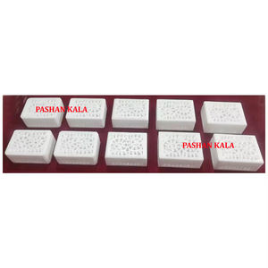 Cajas de joyería talladas en mármol blanco hechas a mano de diseño antiguo forma rectangular para fines corporativos y de regalos al por mayor y comprador - Product Image 1