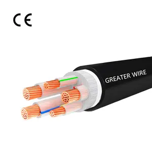 Wholesale 2/3/4/5 Cores 4mm2 6mm2 10mm2 16mm2 25mm2 35mm2 50mm2 Z-YJV/Z-YJLV Unarmored Cable YJV 1X25mm2 Wire