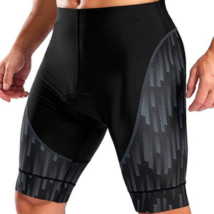 Short de gymnastique à séchage rapide pour la course et le basket-ball Leggings de sport de compression à taille élastique avec poche motif solide longueur au genou - Product Image 1