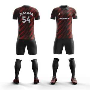 Camiseta de fútbol para hombre de alta calidad de nuevo diseño y ropa deportiva con logotipo personalizado corto uniforme camiseta de fútbol de poliéster a precios al por mayor - Product Image 3