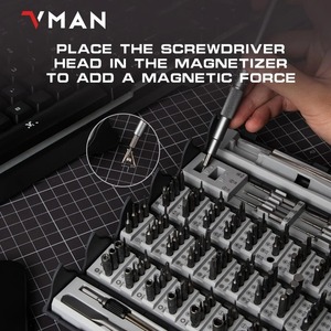 VMAN <span class=keywords><strong>TOOLS</strong></span> Juego de destornilladores magnéticos 128 en 1 Herramienta multimanual de precisión Destornilladores hexagonales Torx - Product Image 5