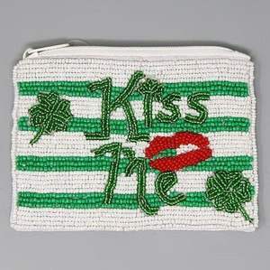 Latest Handmade Embroidery Women's Joan Beaded Half Moon Coin <b>Pouch</b> Featuring Cute Fashionable Look And <b>Work</b> By Hiba Enterprises - Product Image 6