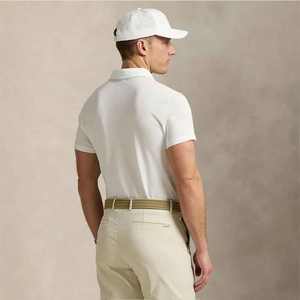 Polo de golf con cuello de hoja para hombre, elegante ajuste moderno con tela transpirable de secado rápido para torneos y ropa informal - Product Image 2