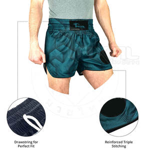 Short Muay Thai confortable fabriqué au Pakistan en stock Kimono de Jiu Jitsu Running Muay Thai Shorts - Product Image 6