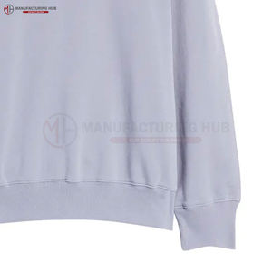 Colección de fábrica de calidad, sudaderas para hombre al por mayor, sudadera básica de algodón mezclado, sudadera con logotipo estampado personalizado para hombre - Product Image 5