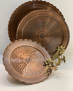 ชุดขาตั้งเค้ก 3 ชิ้น ลายดอกไม้สีเข้ม สไตล์วินเทจ ลายตอก สำหรับงานวันเกิด งานแต่งงาน และงานเลี้ยงที่บ้าน จากประเทศอินเดีย - Product Image 3