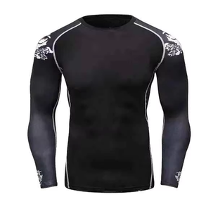 Customized <b>Printed</b> Rash Guard BJJ Sublimation Guards MMA Martial Arts Wear From Pakistan Manufacturer - Product Image 2