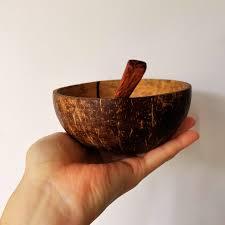 Tazón de Cáscara de Coco Marrón Pulido a Mano Natural de Ben Tre, Vietnam, Ecológico, Personalizado, Clásico, para Cocina, Comedor, Hogar, en Existencia - Product Image 2