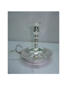 Soporte de vela de latón de nuevo diseño, soporte de vela para decoración del hogar, soportes de vela plateados - Product Image 1