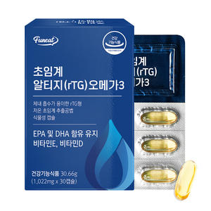 Vitaminas y suplementos más vendidos Funeat Supercritical Extraído rTG Omega-3 Vitamina E Vitamina D EPA DHA Circulación sanguínea - Product Image 1