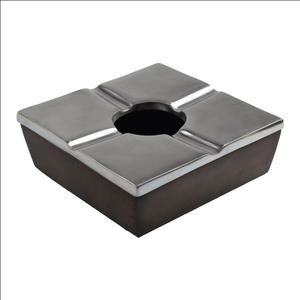 Cendrier en aluminium coulé durable avec une construction en métal solide pour une utilisation en intérieur et en extérieur dans les maisons, les patios, les cafés et les jardins - Product Image 5