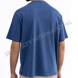 Camiseta Ringer cómoda de alta calidad para hombre, camiseta de ajuste Regular hecha de material transpirable para hombre - Product Image 2