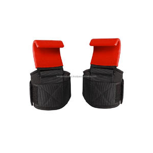 Crochets métalliques pour musculation, sangles en nylon anti-déchirure, poignées, crochet d'assistance personnalisé pour tractions, pour exercices de force - Product Image 4