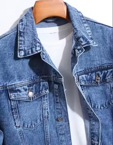 High Quality Pakistan Made Men's <b>Denim</b> <b>Jacket</b> Anti-Wrinkle Breathable & <b>Lightweight</b> Double Tone-Fulfilled Customer Demands - Product Image 2