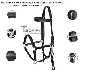 Ensemble de bridon et rênes d'endurance style anglais avec peitorale – Équipement et accessoires pour chevaux - Product Image 5