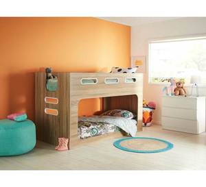 TRIHO THF-1058โมเดิร์นประหยัดพื้นที่การออกแบบที่เป็นของแข็งไม้เตียงสองชั้นสำหรับเด็ก - Product Image 6