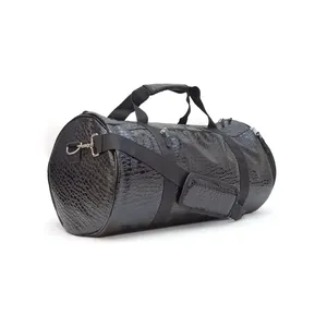 Sac de voyage Crocodile Black Weekend élégant et durable - Product Image 2