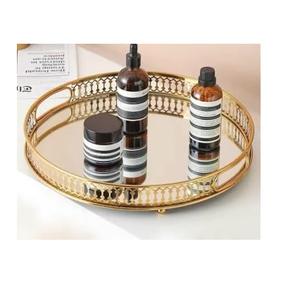 Plateau de service en métal et en verre pour traiteur, idéal pour les fruits secs ou les dattes, vente chaude, équipement de service de traiteur - Product Image 1