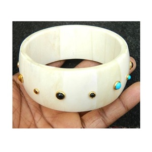 Designer Bone Stone <b>Bangle</b> & <b>Bracelet</b> Good Quality <b>Bangle</b> Transparent <b>Bangle</b> Customized Shape Design With Best Quality From SCI - Product Image 1