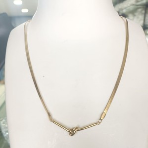 Acero inoxidable 18K oro cubano cadena caja cadena hombre Bar colgante collar cadena collar joyería para mujer - Product Image 4