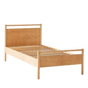 Cama de madera moderna personalizada para niños, acabado de color natural para muebles de dormitorio de granja o apartamento - Product Image 2