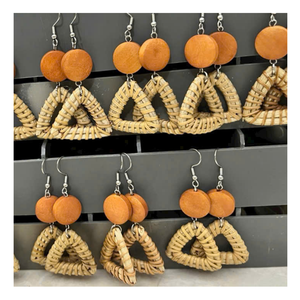 ต่างหูหวายสไตล์ยอดนิยม: ตัวเลือกที่นิยมในเวียดนามน้ำหนักเบาและเหมาะสำหรับใส่ต่างหูหวายและสไตล์การตกแต่งแบบโบโฮ - Product Image 3