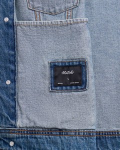 Men's Casual Long Sleeve Denim Jacket Eco-Friendly Anti-Uv Single Button Closure Turn-Down Collar Regular Fit Breathable - Product Image 6