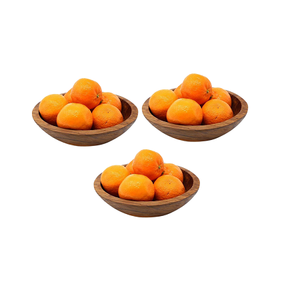 ชามไม้สำหรับเสิร์ฟผลไม้ พร้อมช็อกโกแลตคุณภาพพรีเมียม ชามใส่ผัก สำหรับใช้ในโรงแรมและร้านอาหาร - Product Image 6