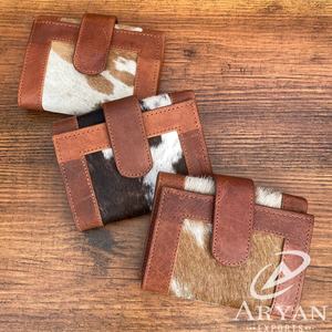 ใหม่กระเป๋าสตางค์แบบพับสามทบหนังวัวความจุมากสำหรับผู้หญิงกระเป๋าสตางค์สุดหรูทำจากหนังแท้คุณภาพสูง - Product Image 1