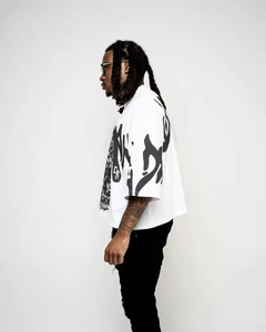 Camiseta de Hombre 100% Algodón, 240 g/m², Calidad de Lujo, Corte Holgado, Hombros Caídos, Diseño Personalizado, Cuello Redondo, Calidad Premium - Product Image 3