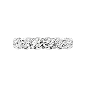 Bague d'éternité en diamant rond éternel - Product Image 3