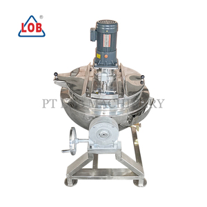 หม้อต้มแบบแจ็คเก็ต LOB 50L ผลิตจากสแตนเลส SUS304 ควบคุมด้วยระบบ PLC เหมาะสำหรับซอส มายองเนส ฯลฯ - Product Image 4