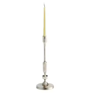 GEOMETRIC PILLAR CANDLE HOLDER <b>TALL</b> DECORATIVE HANDMADE GOLD METAL CANDLE PILLAR STAND DECORATIVE PILLAR HOLDER - Product Image 3