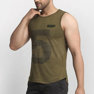 Camiseta sin mangas de poliéster ligera para hombre, ropa deportiva de secado rápido para entrenamientos de verano de talla grande para uso en exteriores - Product Image 4
