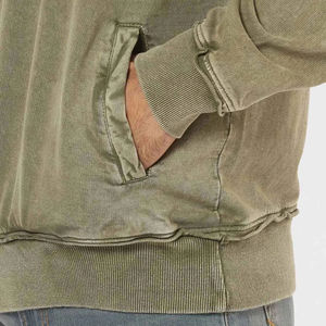 Sudadera Ligera para Hombre, Lavada al Ácido, 100% Algodón, con Estampado Digital, Logotipo Personalizado, Mangas Largas, Estilo Urbano para Invierno - Product Image 5