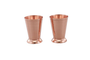 Gobelet en verre et cuivre de haute qualité avec motif sculpté à la main, en métal actuel - Product Image 6