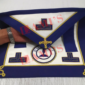 New Arrival Provincial London Grand Rank Undress Lambskin <b>Apron</b> Custom Made Masonic <b>Leather</b> <b>Apron</b> - Product Image 5