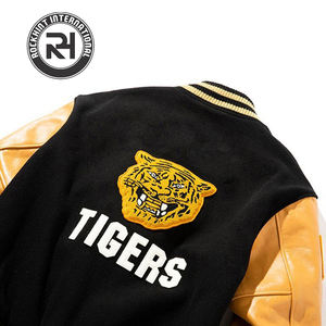 Chaqueta universitaria de moda, chaqueta con letras de béisbol con logotipo personalizado OEM, calidad superior para equipo escolar y mercancía de marca - Product Image 6