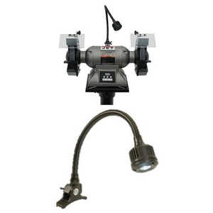 Amoladora Angular Inalámbrica de Velocidad Variable de 8 Pulgadas con Lámpara LED de 3W y Interruptor de Palanca para Amoladoras Industriales de 8, 10 y 12 Pulgadas, Diámetro de Disco de 125 mm - Product Image 1