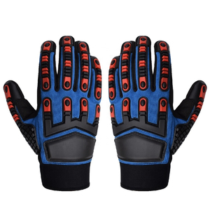 Mechanic Gloves with Stretch Fabric and Palm <b>Padding</b> Mechanic Gloves for <b>Hand</b> Protection During Heavy Work Mechanic Gloves - Product Image 4