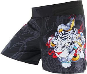 Pantalones cortos de boxeo Muay Thai personalizados de alta calidad para hombre al por mayor, pantalones cortos de poliéster lisos de lucha MMA para niños, ropa de artes marciales - Product Image 1