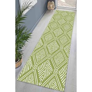 Tapis Bohème Vert : Tapis Décoratif Doux Imprimé en 3D, Tapis Doux Non Tissé - Product Image 5